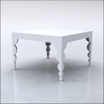 4x4x30-Bubble Table-WHT-001