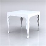 4x4x42-Neo-Baroque Table-WHT-001