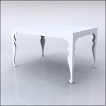 4x6x42-Neo-Baroque Table-WHT-001