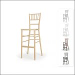 Chivari Bar Height Chair F-S-C-001-NTRL