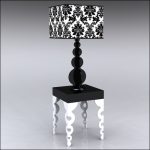 2x2x30-Links-Table-W-Lamp-WhiteBlack