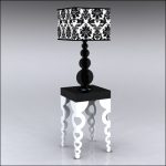 2x2x42-Links-Table-W-Lamp-WhiteBlack