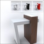 Mod-Trapeza Cocktail Table-Espresso