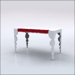 36x6x42-Bubble-Notched-Table-WHT-001