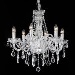 6-Light Crystal Chandelier-Image-001