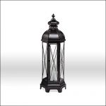 Tall Domed Decorative Pillar Candle Lantern-Image-001