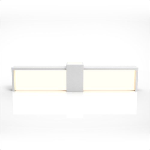 Trapeza-Linear-GLOW-Single-WHT-Plain-001