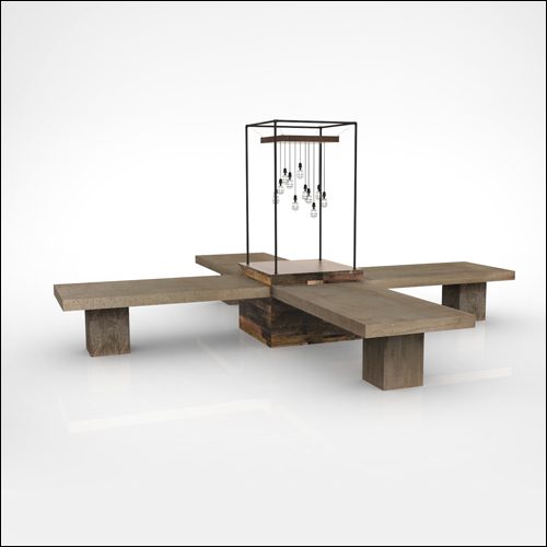 Traverse-CROSS-8′-Concrete-Tables-Reclaimed-Buffet-Station:Table-001