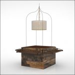 Urbanite-Traverse-Reclaimed-Buffet-Station:Tables-Single-Ornate-Cage-Unit-W-Shelves-005