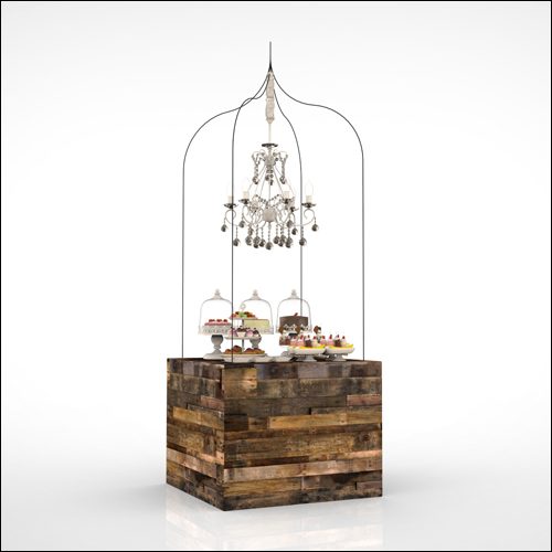 Urbanite-Traverse-Reclaimed-Buffet-Station:Tables-Single-Unit-NO-Shelves-W-Ornate-Cage-007