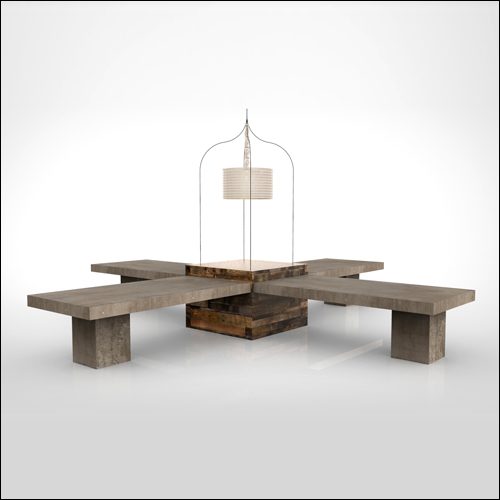 WEB-ORNATE-Iron-Cage-Traverse-CROSS-8′-Concrete-Tables-Reclaimed-Buffet-Station:Table-003