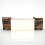 Traverse Bar-Single-GLOW-Reclaimed-Pedestal-W-White-Top-001