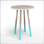 PEGGY-HI-Cocktail-Table-WEATHERED-OAK-TOP-TEAL-OMBRE LEGS-001A